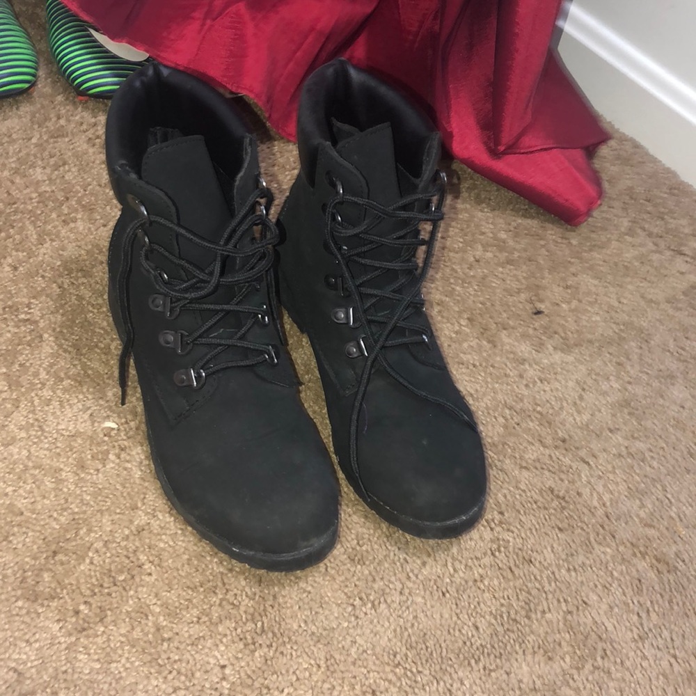black boots